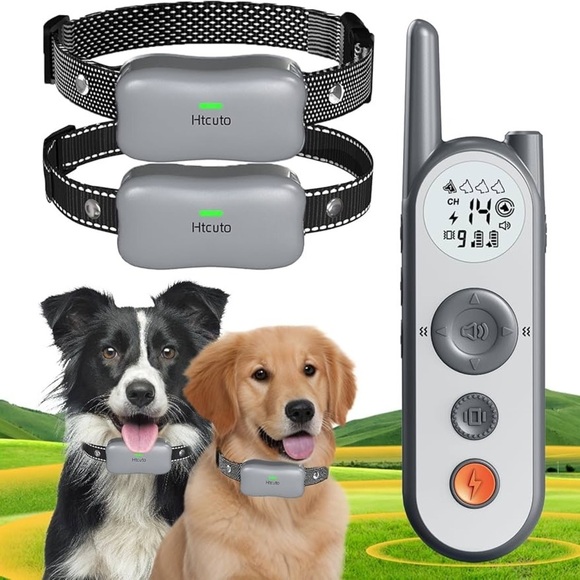 Wireless Dog Fence System Electric Fence Training Collar with Remote 856 Acre - Picture 1 of 11